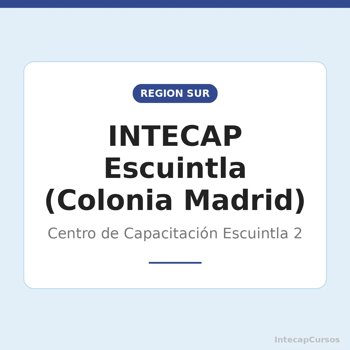 INTECAP Escuintla (Colonia Madrid): Centro de Capacitación Escuintla 2