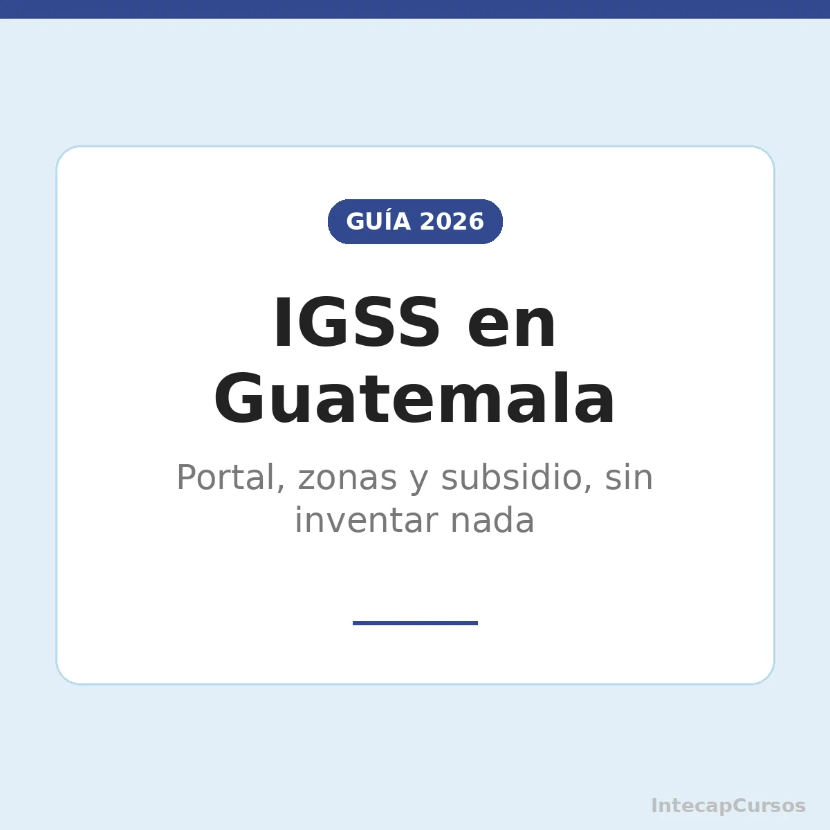 IGSS en Guatemala: portal del afiliado, zonas y subsidio