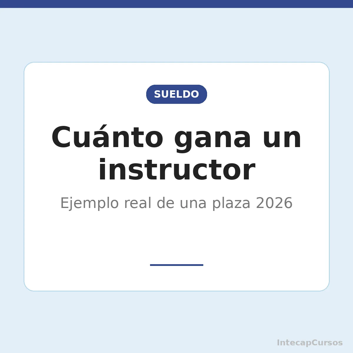 Cuánto gana un instructor de INTECAP