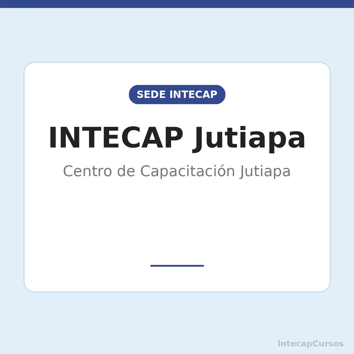 INTECAP Jutiapa: Centro de Capacitación Jutiapa