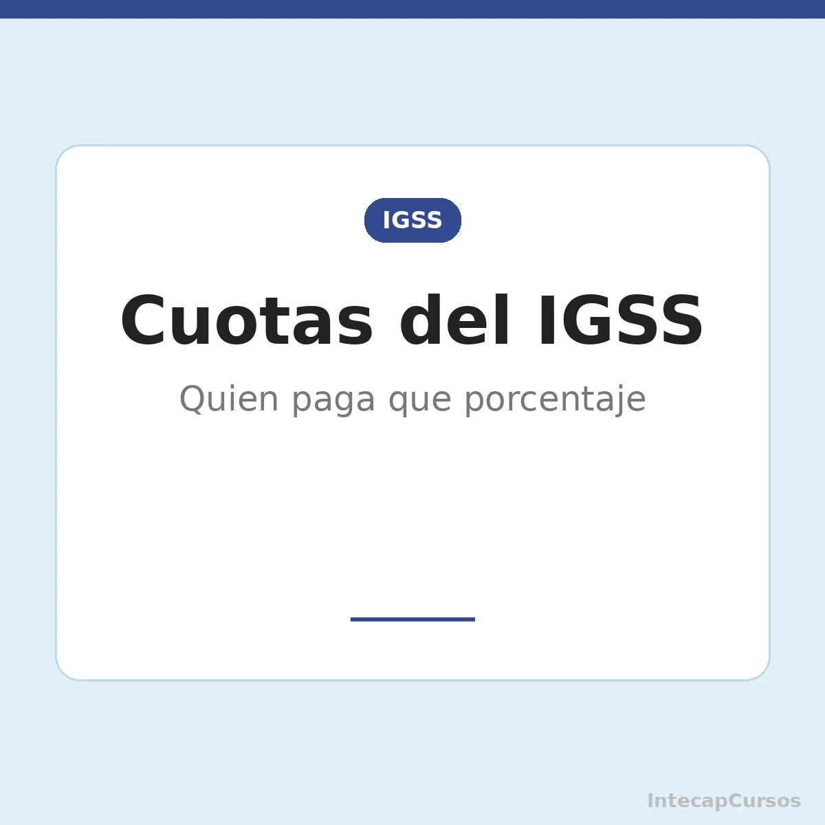 Cuotas del IGSS en Guatemala