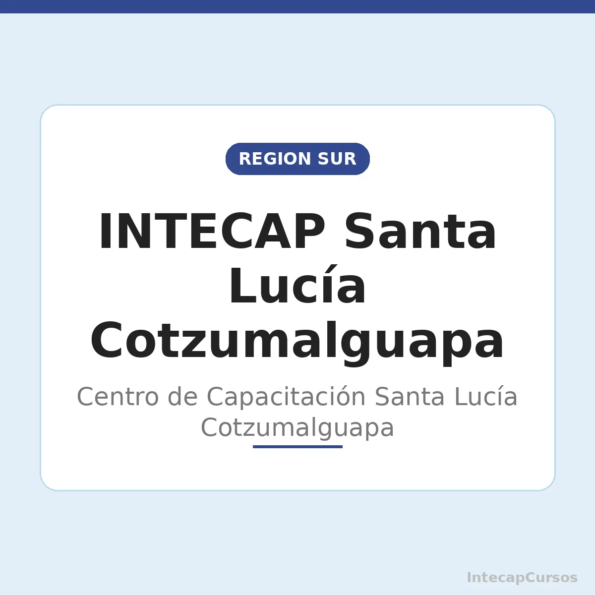 INTECAP Santa Lucía Cotzumalguapa: Centro de Capacitación Santa Lucía Cotzumalguapa