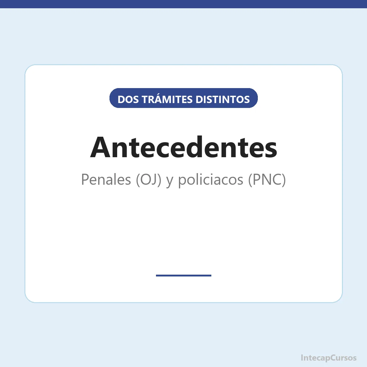 Antecedentes penales y antecedentes policiacos en linea