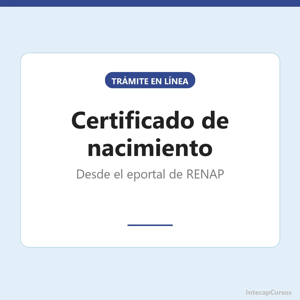 Certificado de nacimiento en linea desde RENAP