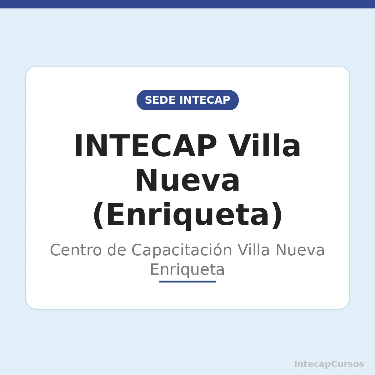 INTECAP Villa Nueva (Enriqueta): Centro de Capacitación Villa Nueva Enriqueta