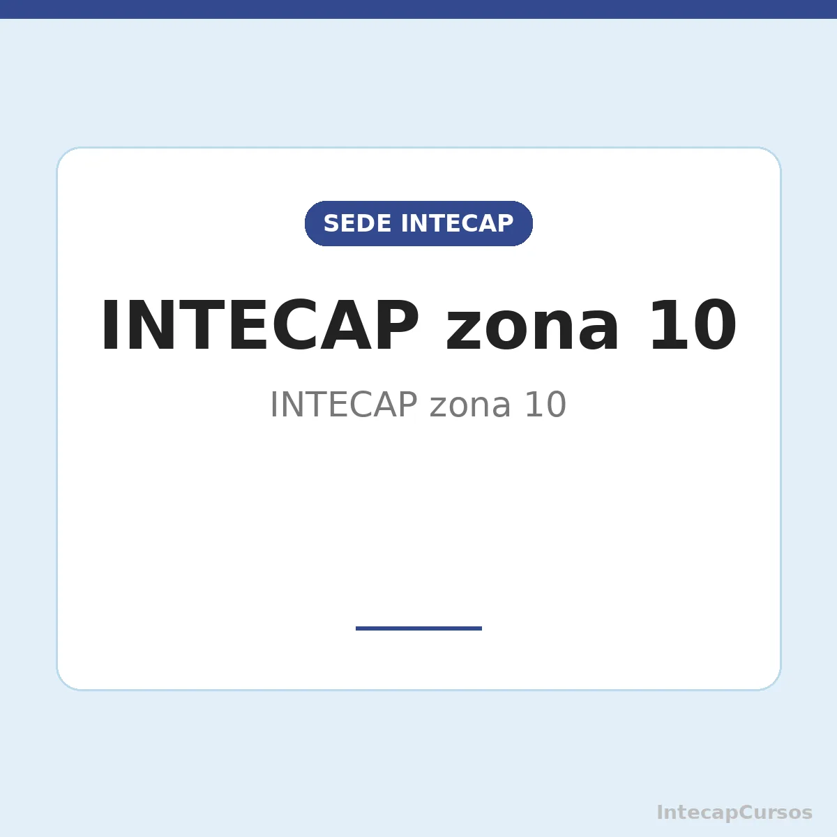 INTECAP zona 10: INTECAP zona 10