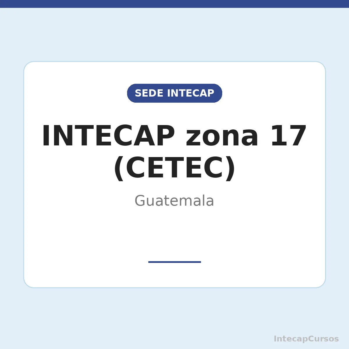 INTECAP zona 17 (CETEC): Centro de Capacitación en Tecnología de la Carne (CETEC)
