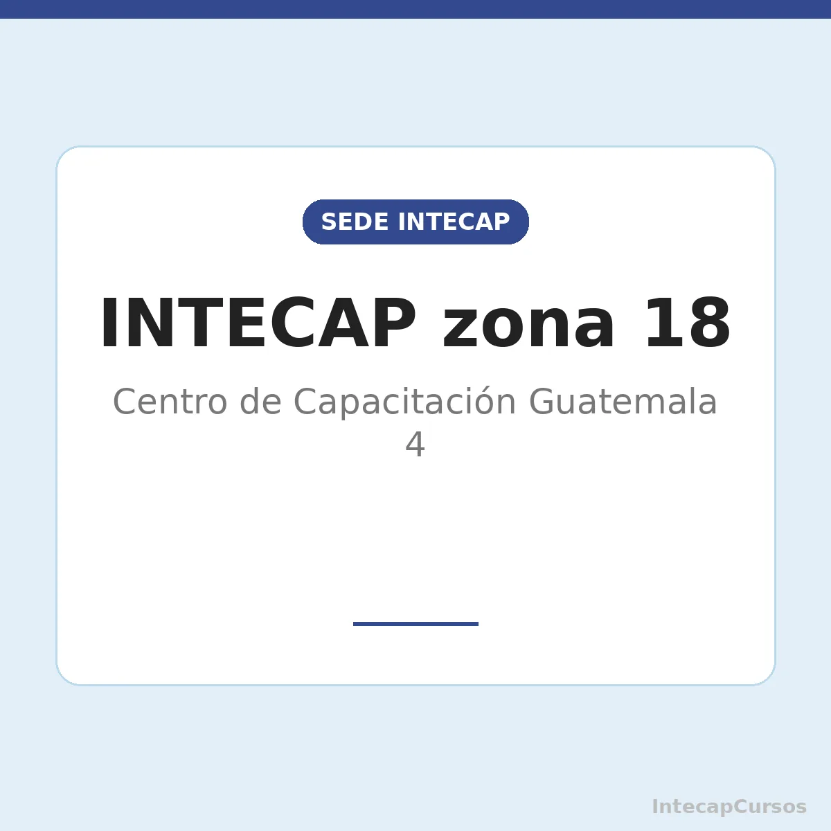 INTECAP zona 18: Centro de Capacitación Guatemala 4