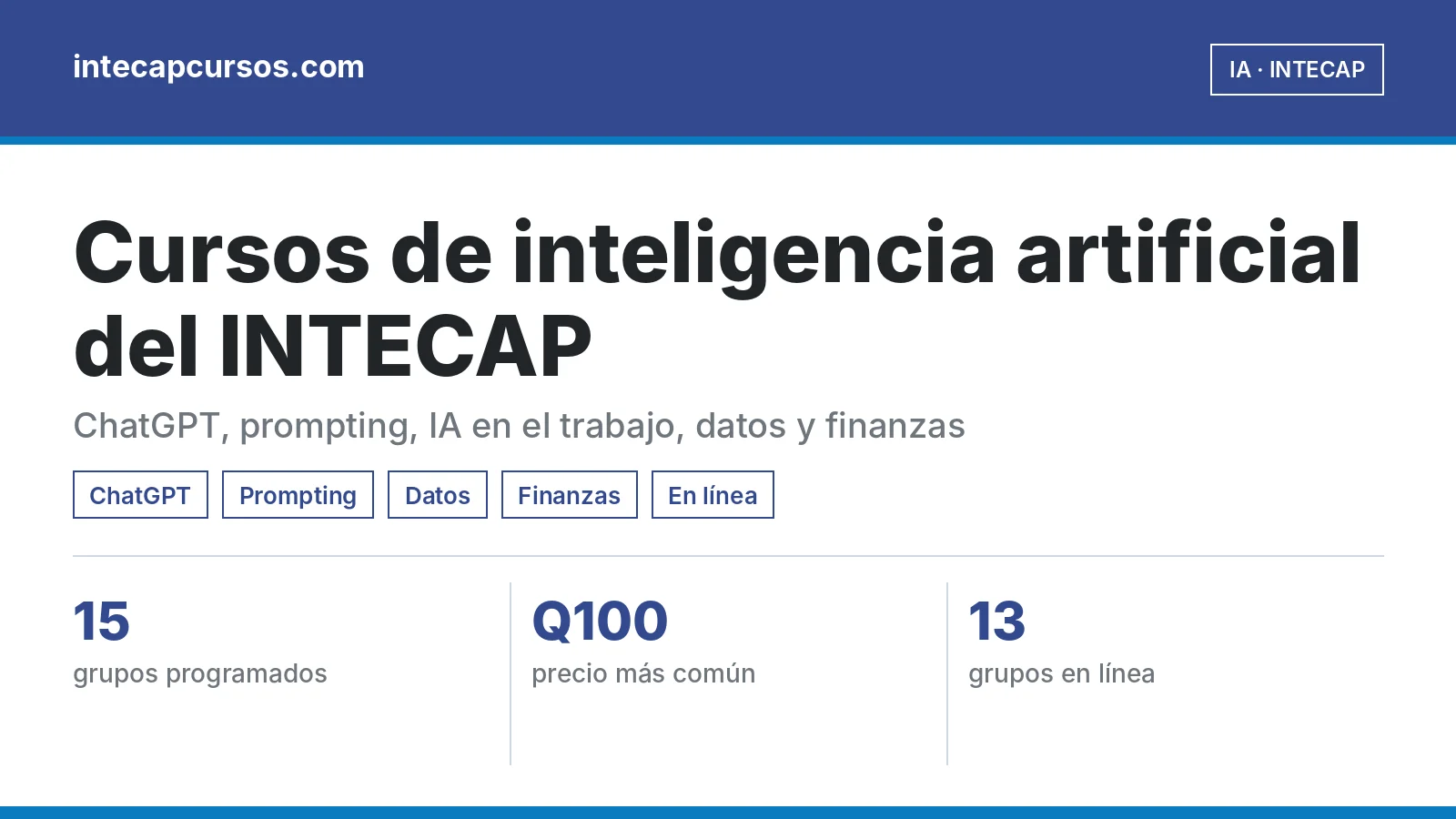 Infografía: ia cursos destacada