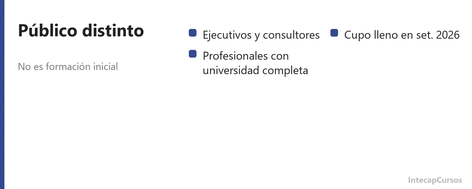 Para quién son los diplomados ejecutivos del INTECAP