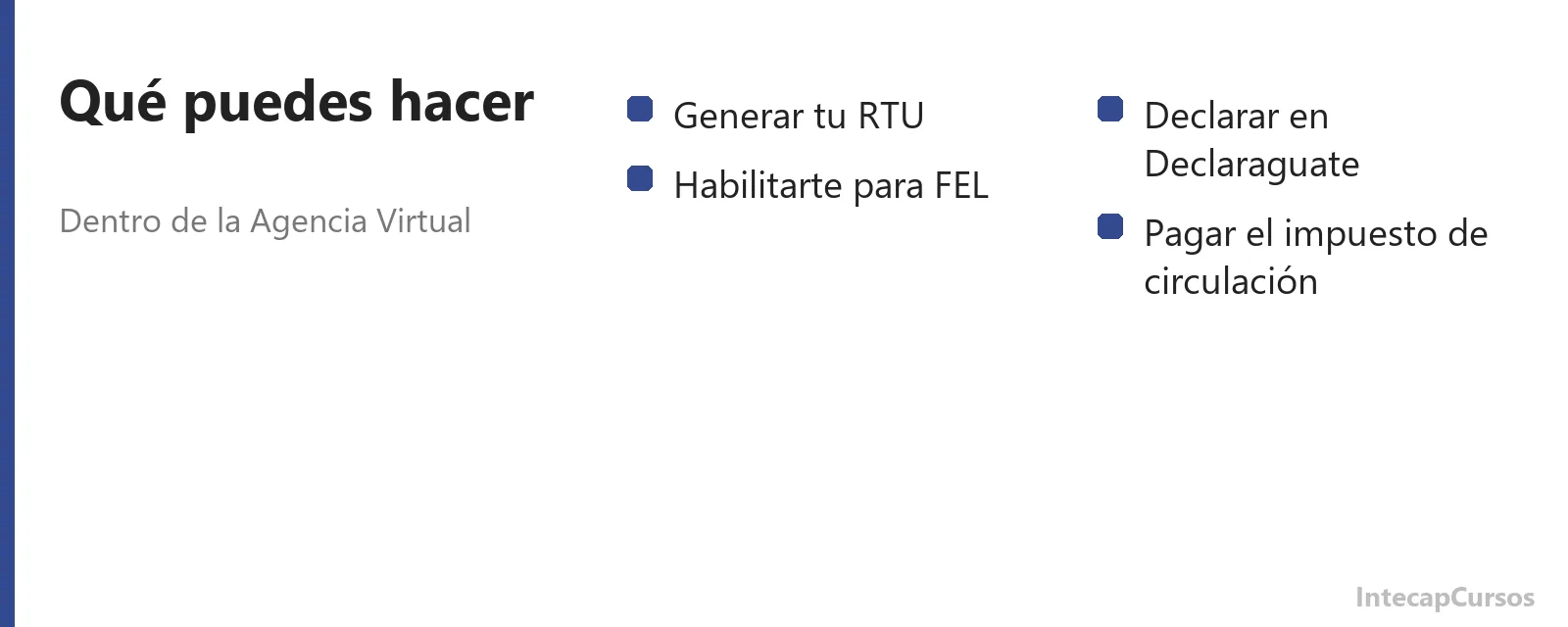Que puedes hacer en la Agencia Virtual de la SAT